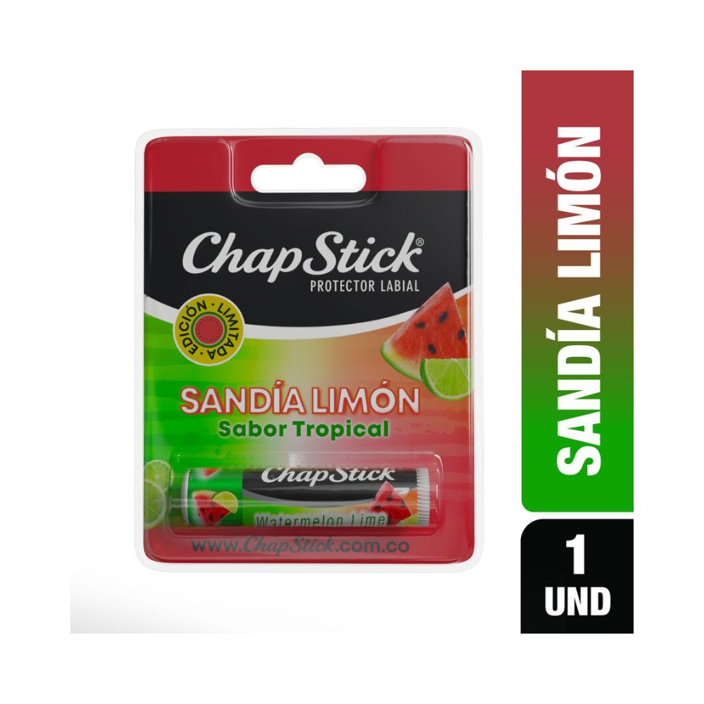 CHAPSTICK LABIAL SANDÍA LIMON BARRA X 1 UND