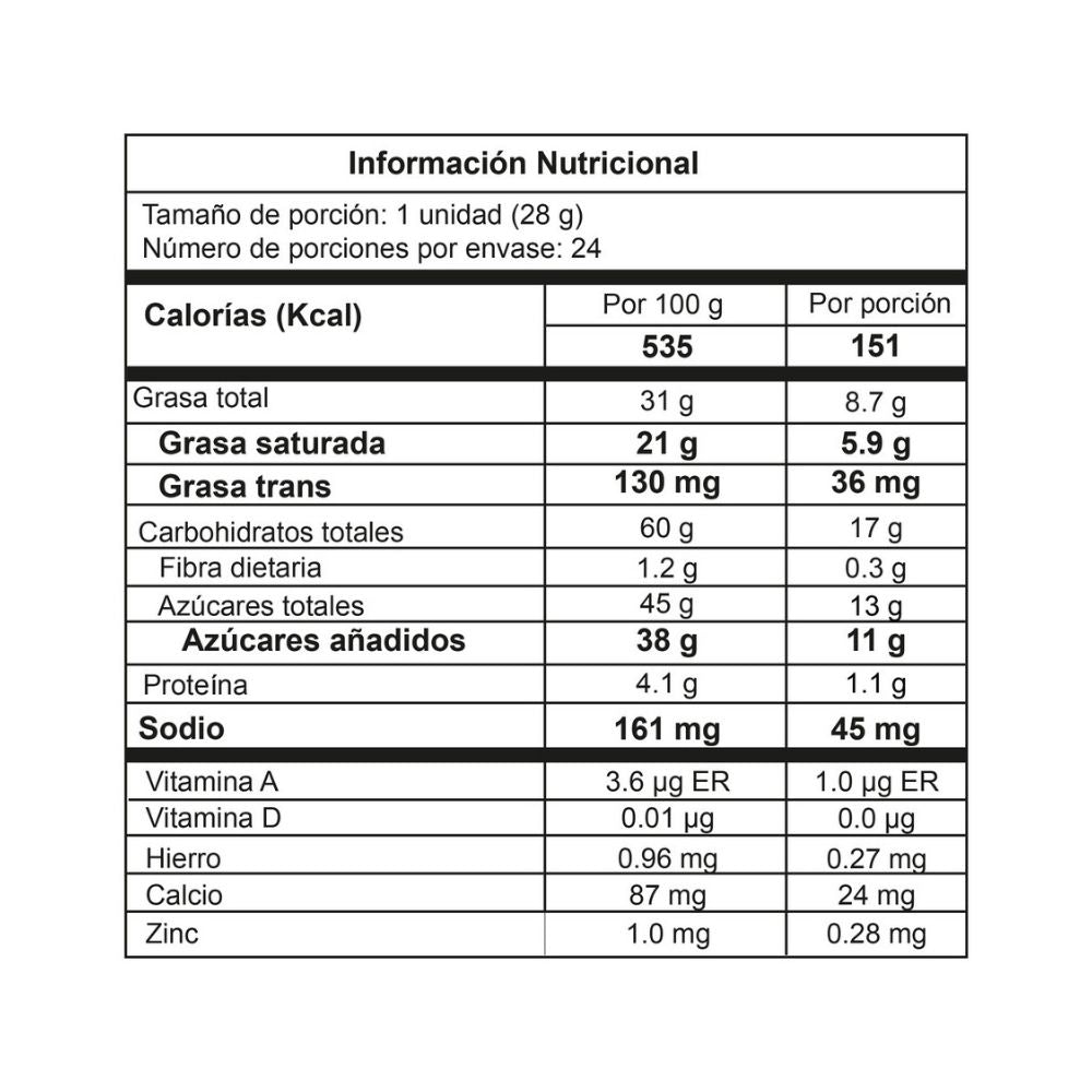 CHOCOLATINA GOL BOLSA 31G