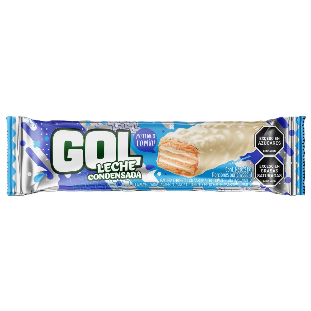 CHOCOLATINA GOL LECHE CONDENSADA BOLSA 31G
