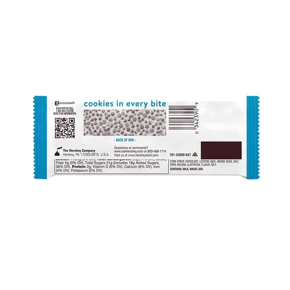 CHOCOLATINA HERSHEY-S BLANCA COOKIES AND CREAM BOLSA 43 G