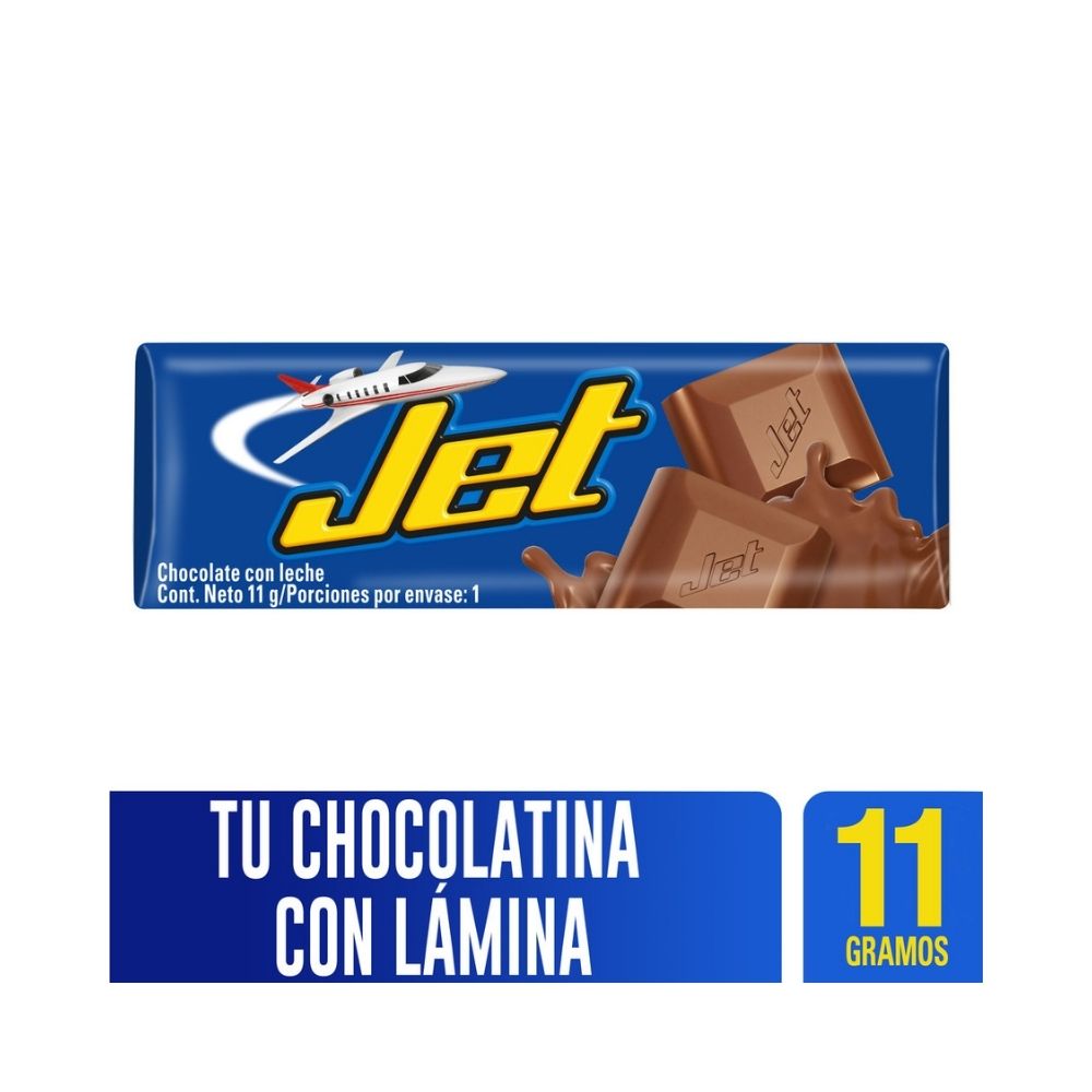 CHOCOLATINA JET BARRA LECHE BOLSA 11 G
