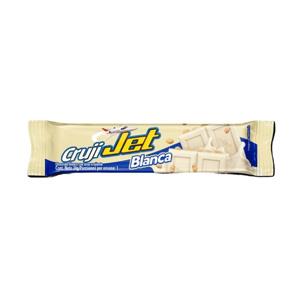 CHOCOLATINA JET BLANCA CON ARROZ CRUJIENTE FRACCION 24 G