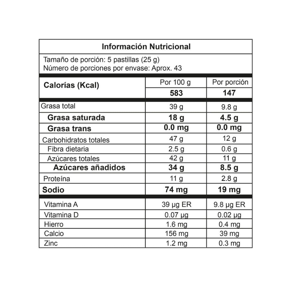 CHOCOLATINA JUMBO MANI BARRA BOLSA 90 G