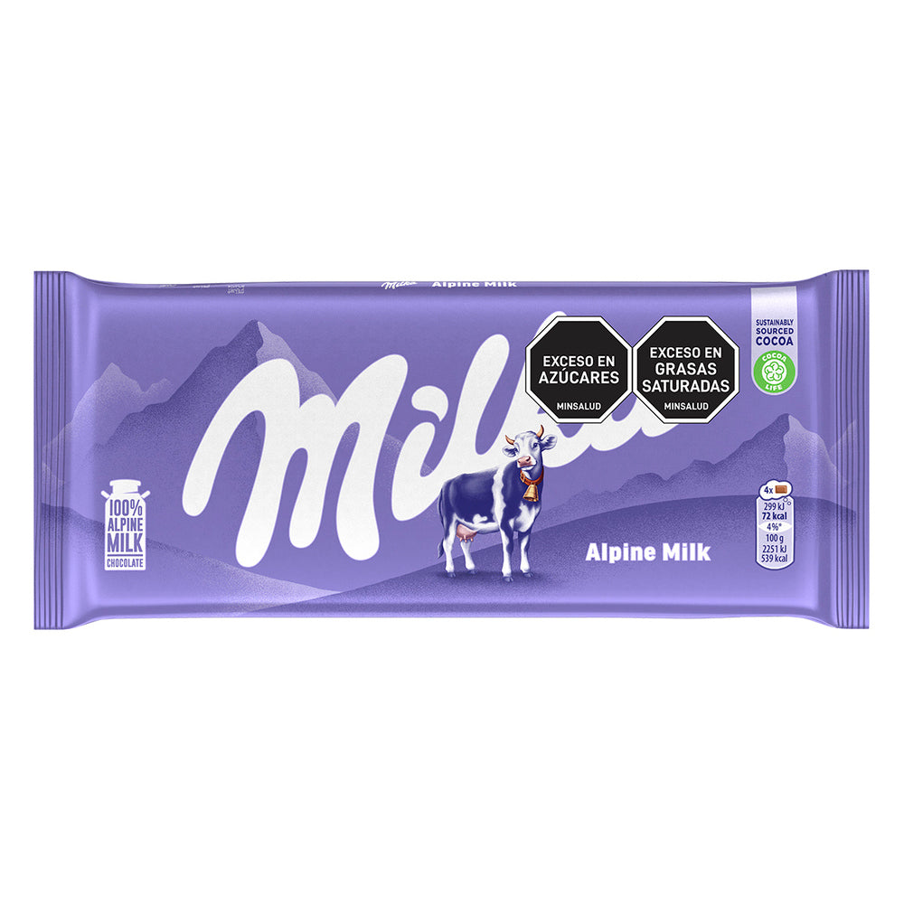 CHOCOLATINA MILKA ALPINE MILK BARRA 80 G