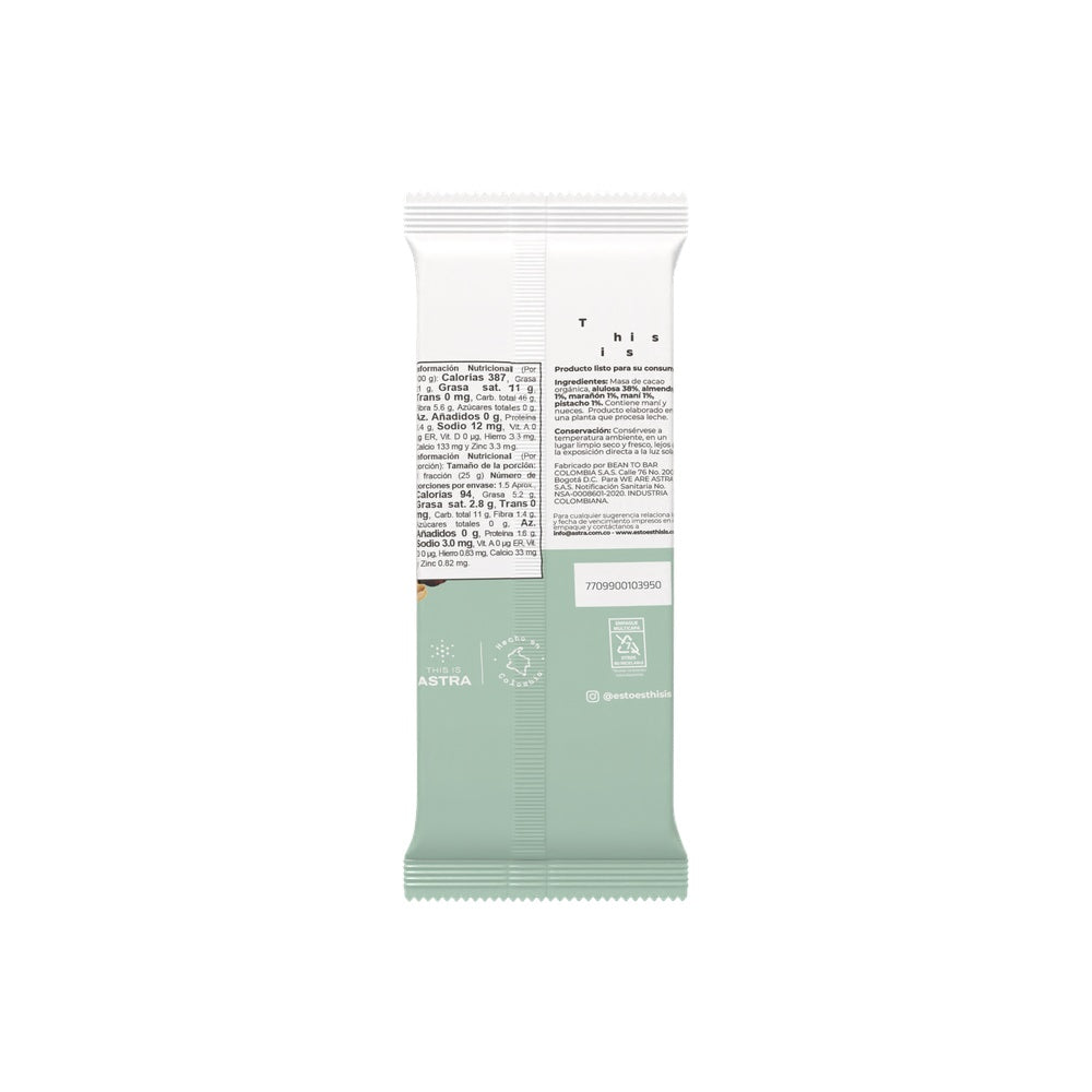 CHOCOLATINA THIS IS 60% CON NUECES BARRA 40 G