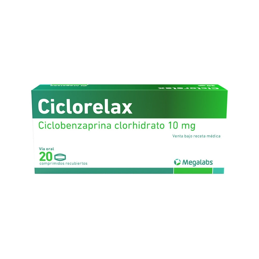 CICLORELAX COMPRIMIDOS 10 MG CAJA X 20 UNDS