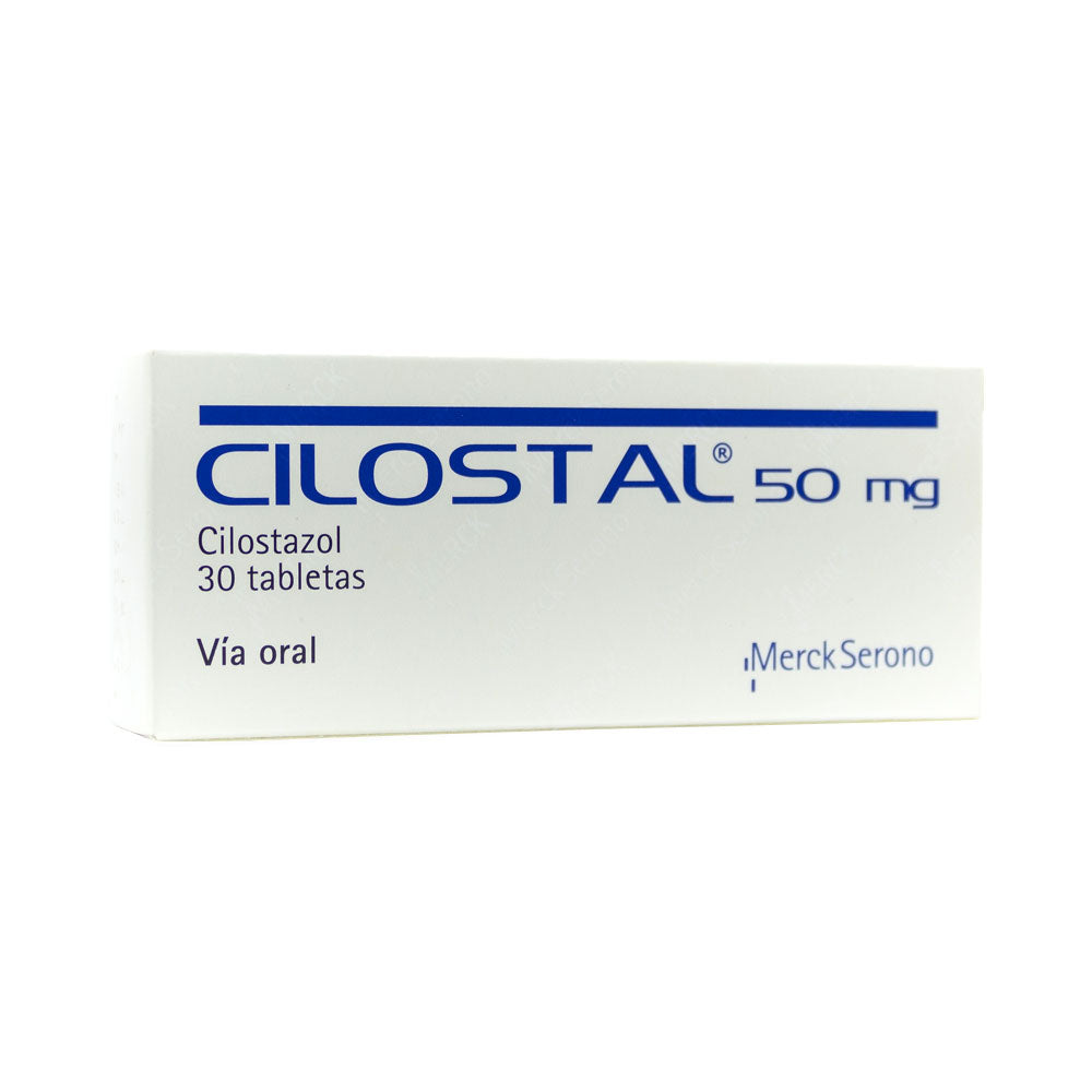 CILOSTAL (RG) TABLETAS 50 MG CAJA X 30 UNDS