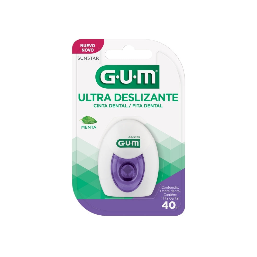 CINTA DENTAL GUM ULTRADESLIZANTE 40 MT MENTA X 1 UND