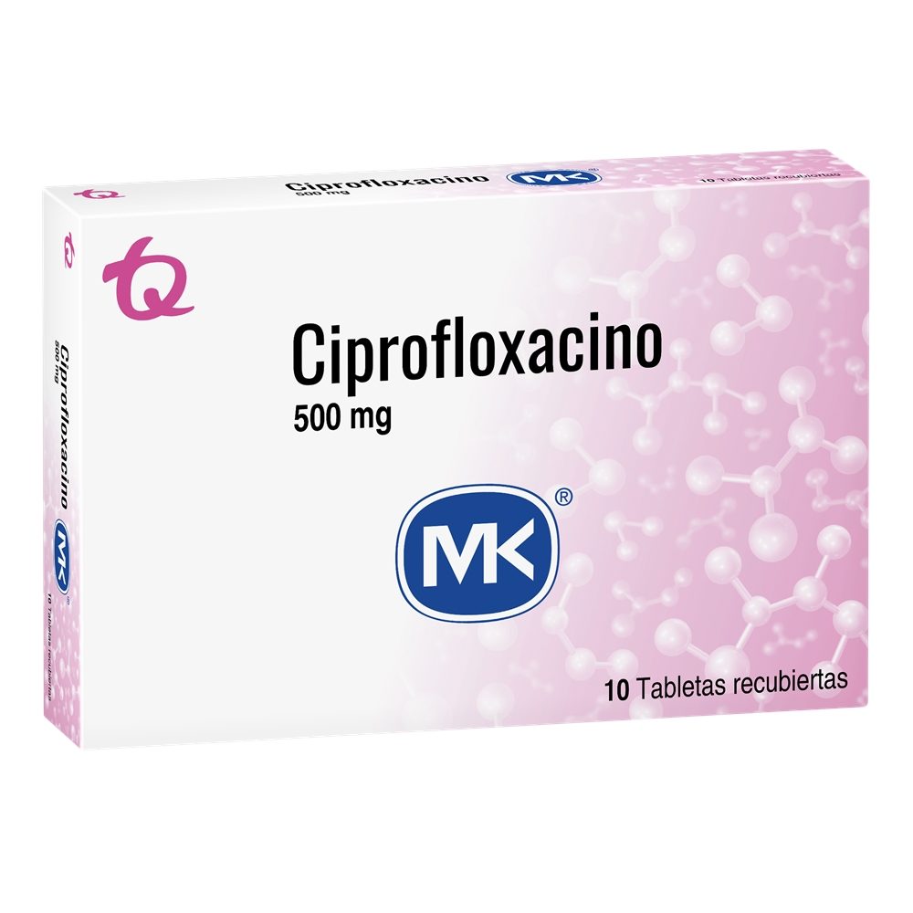 CIPROFLOXACINA MK TABLETAS 500 MG CAJA X 10 UNDS