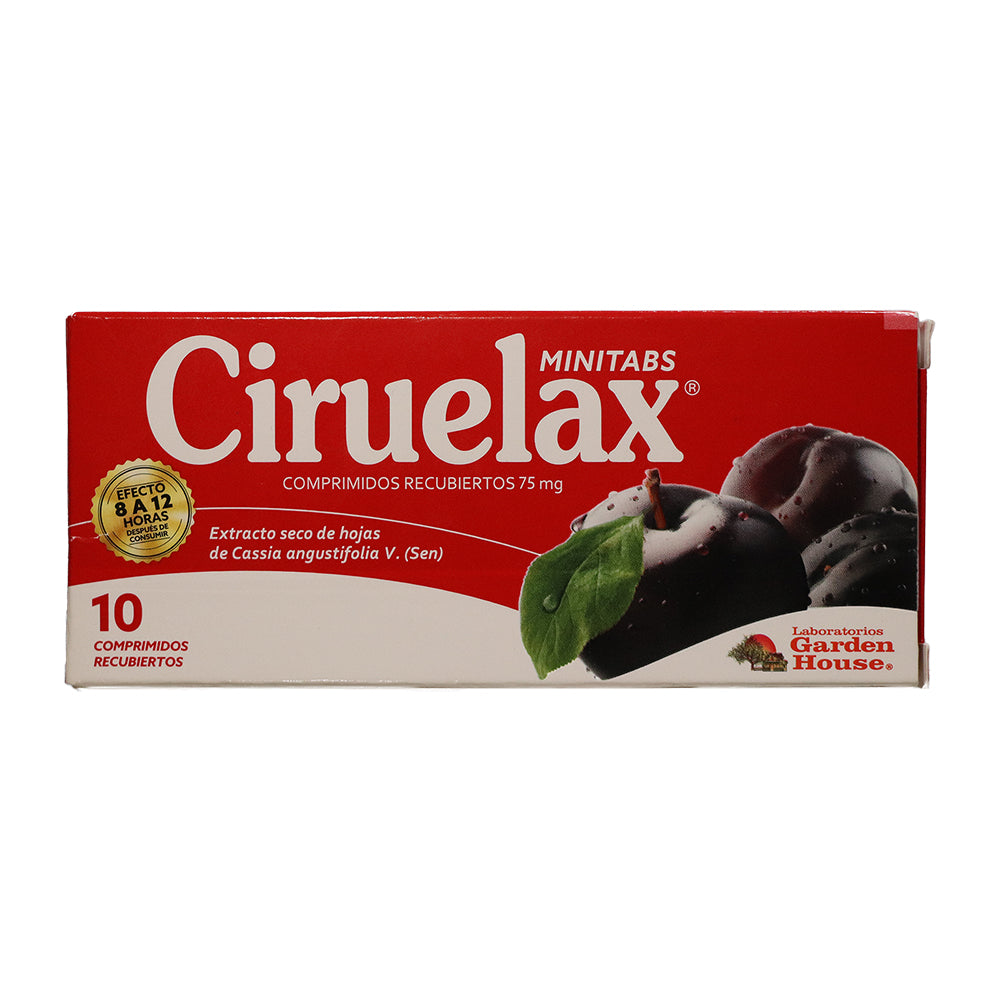 CIRUELAX MINITABS COMPRIMIDOS CAJA X 10 UNDS