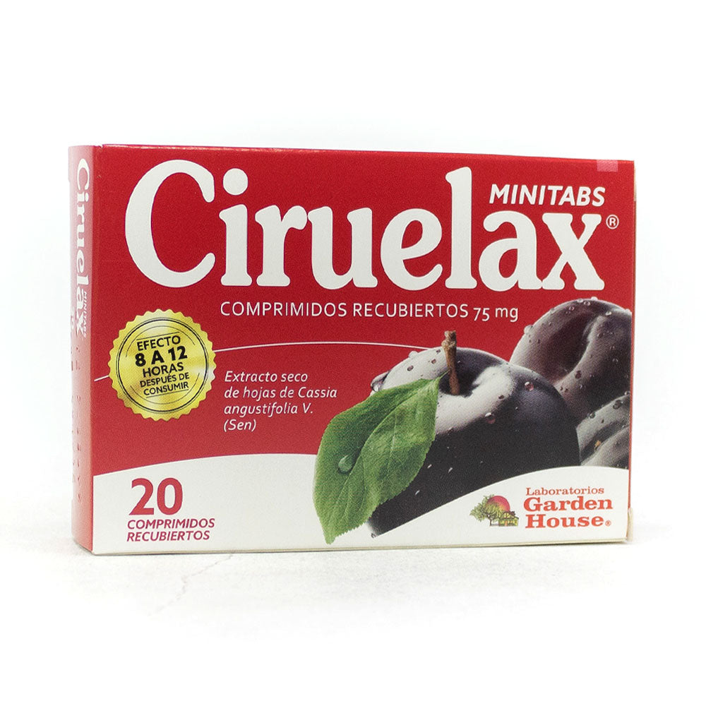 CIRUELAX MINITABS COMPRIMIDOS CAJA X 20 UNDS