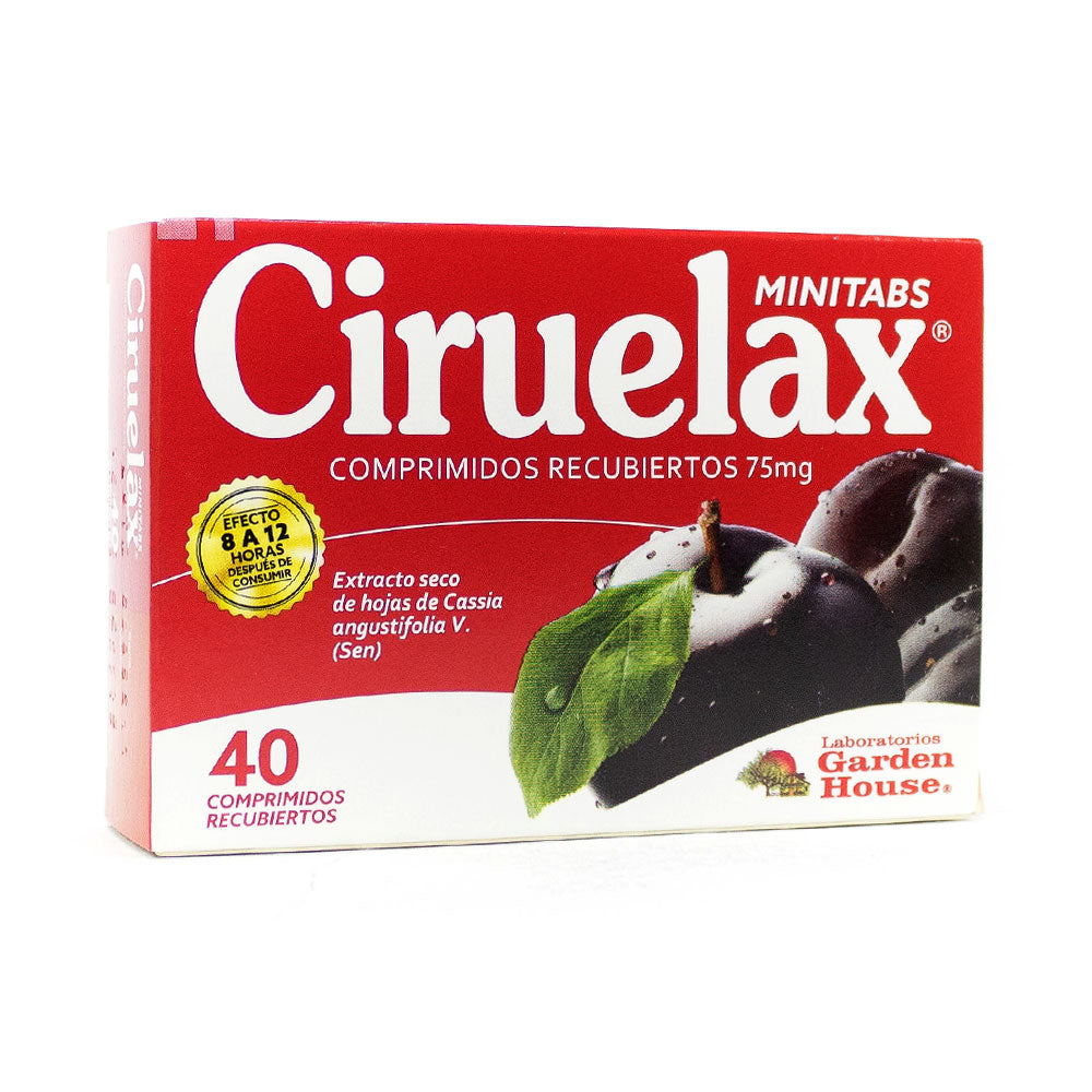 CIRUELAX MINITABS COMPRIMIDOS CAJA X 40 UNDS