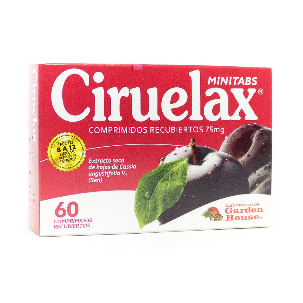 CIRUELAX MINITABS COMPRIMIDOS CAJA X 60 UNDS