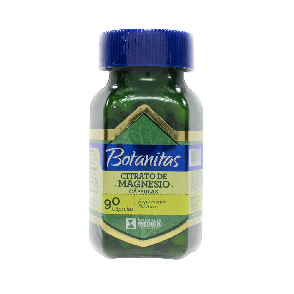 CITRATO DE MAGNESIO BOTANITAS CAPSULAS FRASCO X 90 UNDS