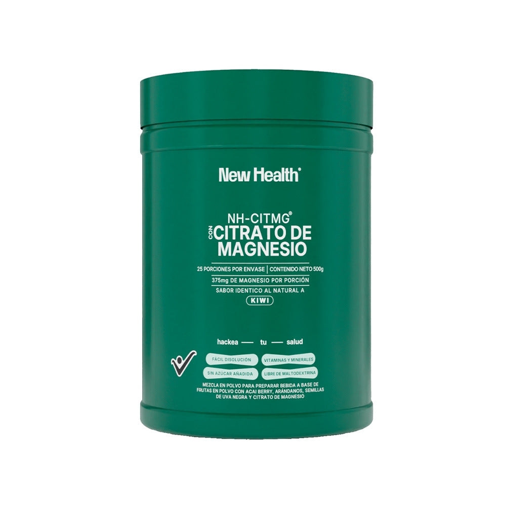 CITRATO DE MAGNESIO KIWI NEW HEALTH POTE 500 G