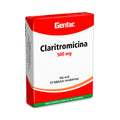 CLARITROMICINA GENFAR TABLETAS 500 MG CAJA X 10 UNDS