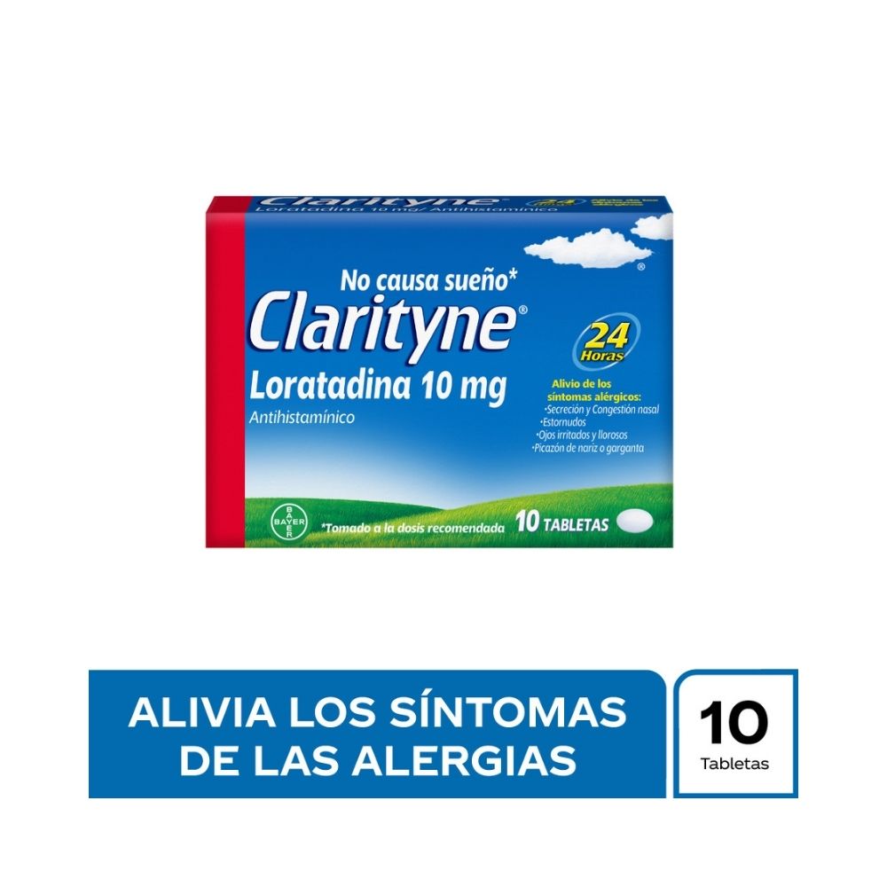 CLARITYNE TABLETAS 10 MG CAJA X 10 UNDS