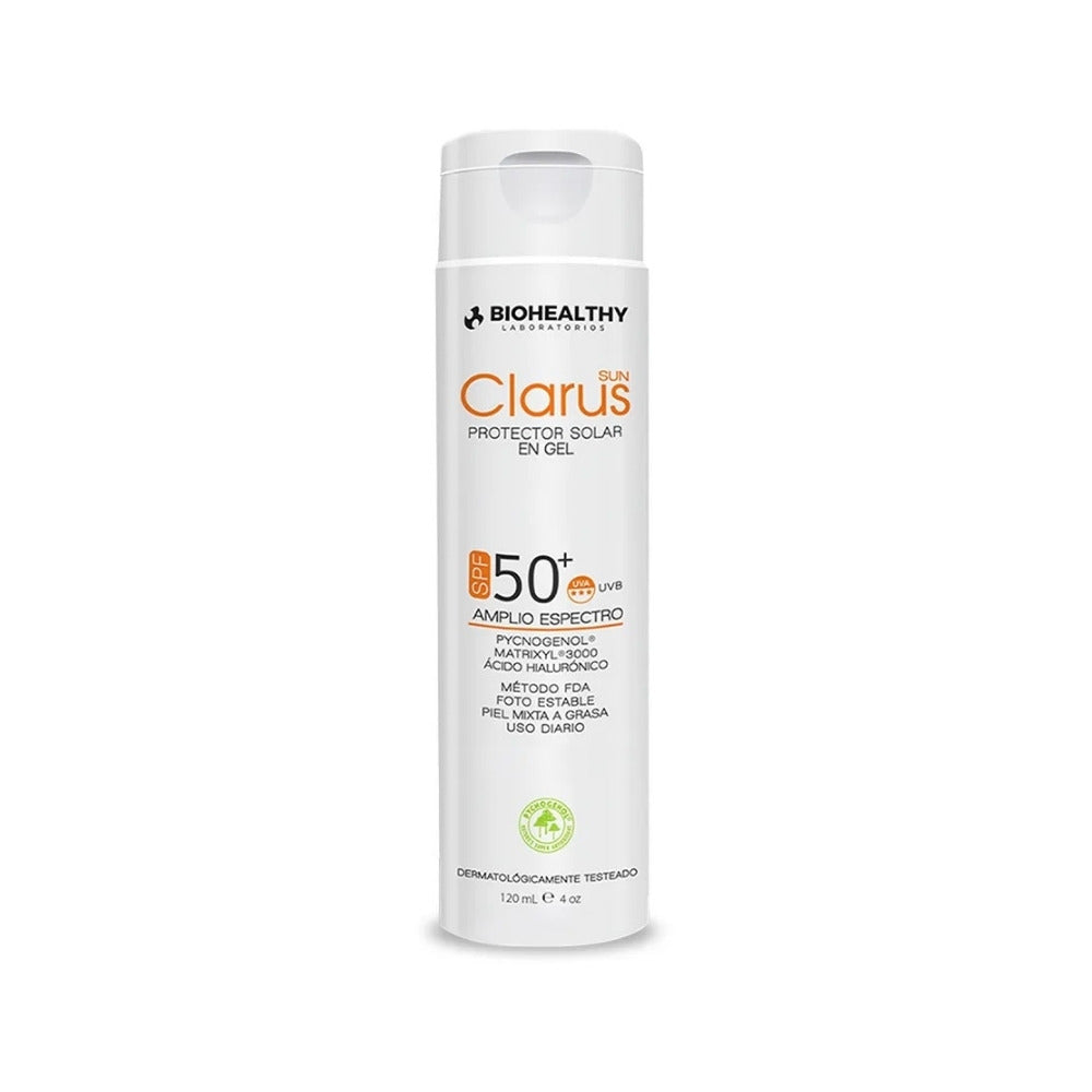 CLARUS PROTECTOR SOLAR GEL SPF 50+ CAJA 120 ML