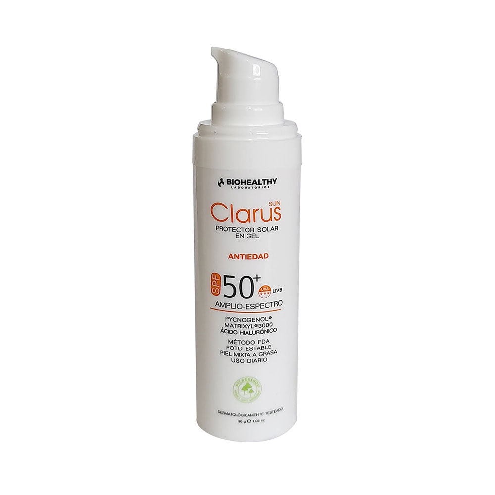CLARUS PROTECTOR SOLAR GEL SPF 50+ CAJA 30 G