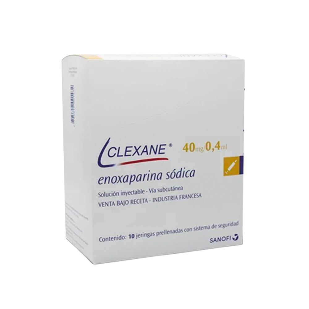 CLEXANE (RG) J.PRELLENADA 40 MG CAJA X 10 UNDS