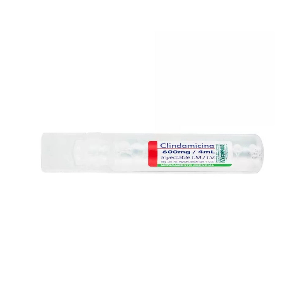 CLINDAMICINA CORPAUL SOLUCION INYECTABLE 600 MG/4 ML X 1 UND