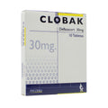 CLOBAK TABLETAS 30 MG CAJA X 10 UNDS