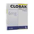 CLOBAK TABLETAS 6 MG CAJA X 10 UNDS