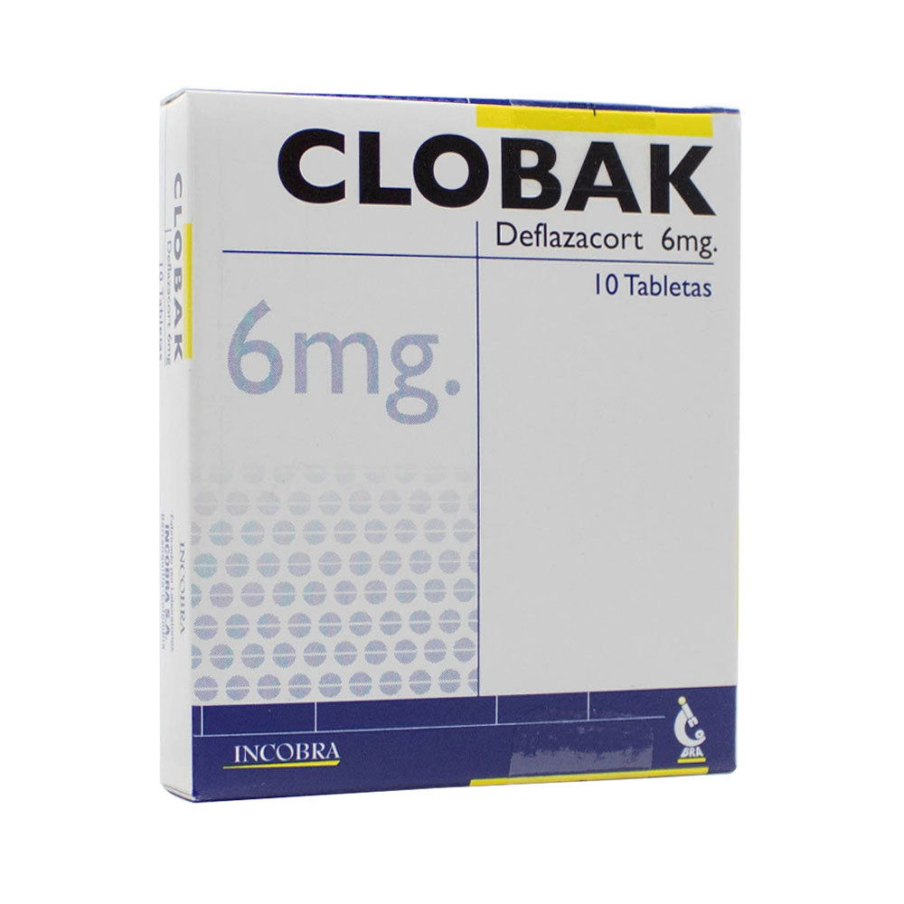 CLOBAK TABLETAS 6 MG CAJA X 10 UNDS