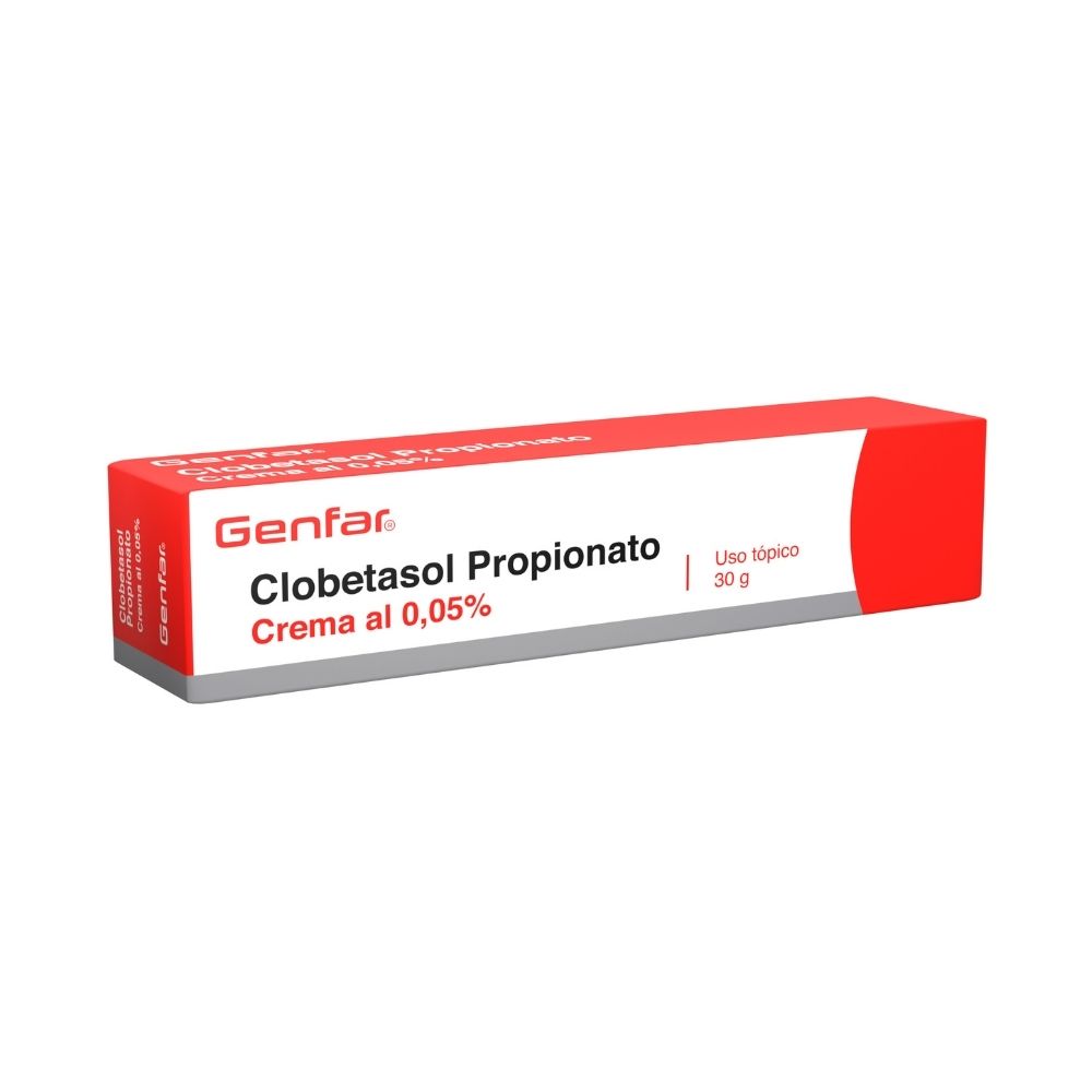 CLOBETASOL PROPIONATO GENFAR CREMA 0.05 % CAJA 30 G