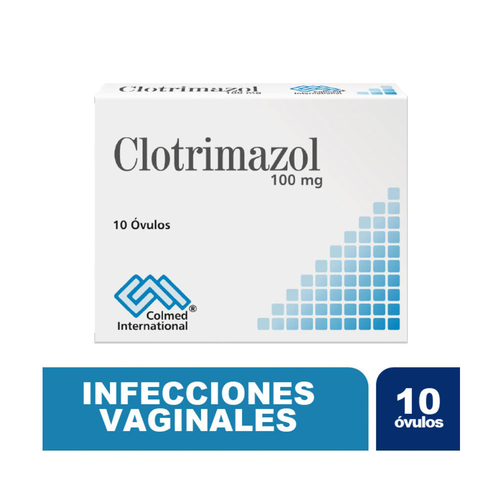 CLOTRIMAZOL COLMED OVULOS 100 MG CAJA X 10 UNDS