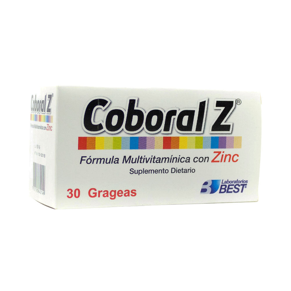 COBORAL Z GRAGEAS CAJA X 30 UNDS