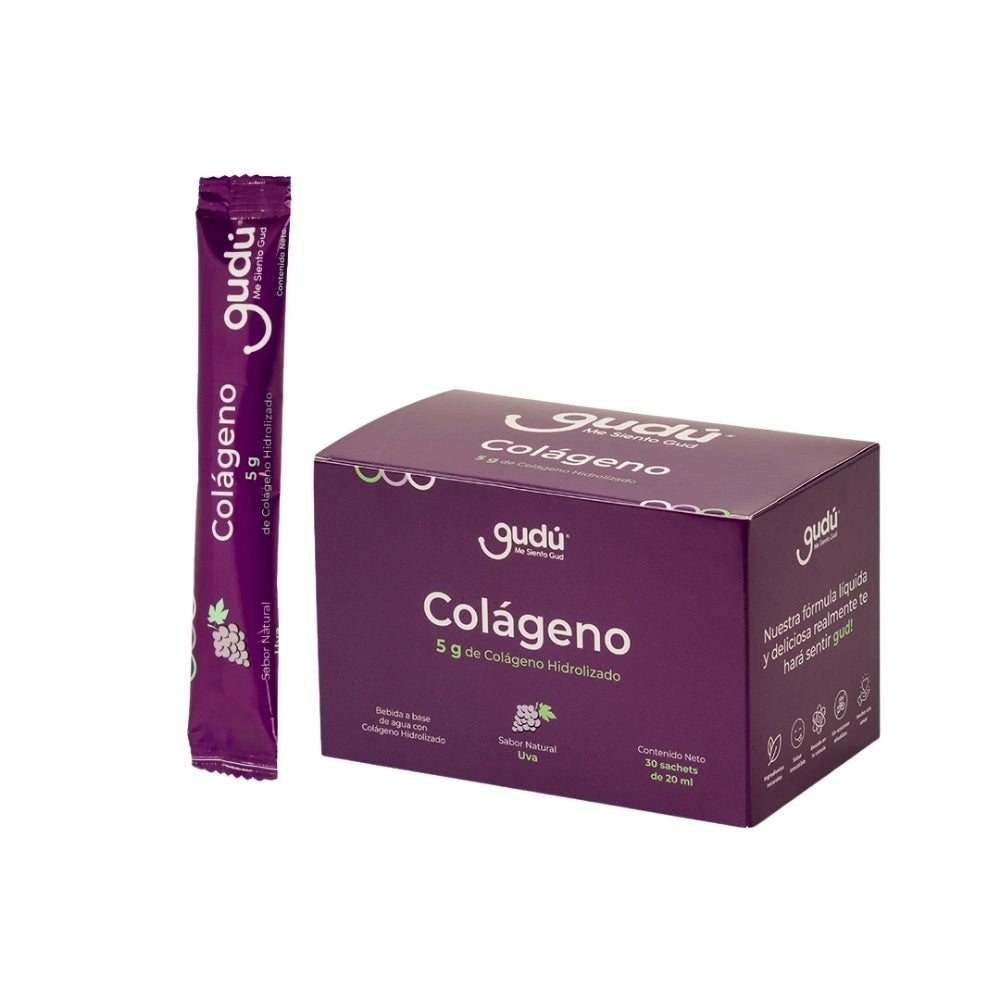 COLAGENO GUDÚ LIQUIDO UVA CAJA X 30 SACHETS