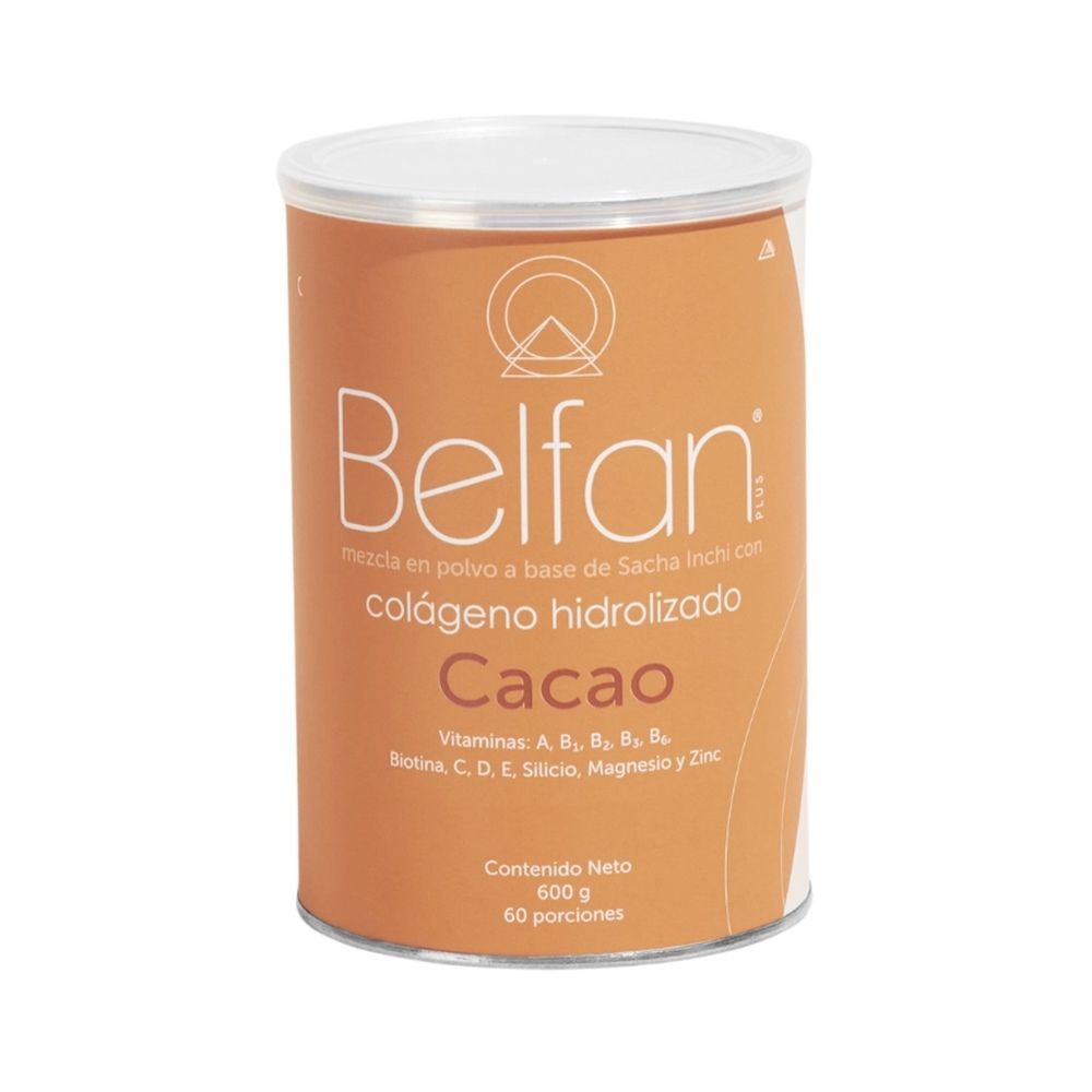 COLAGENO HIDROLIZADO BELFAN POLVO CACAO LATA 600 G