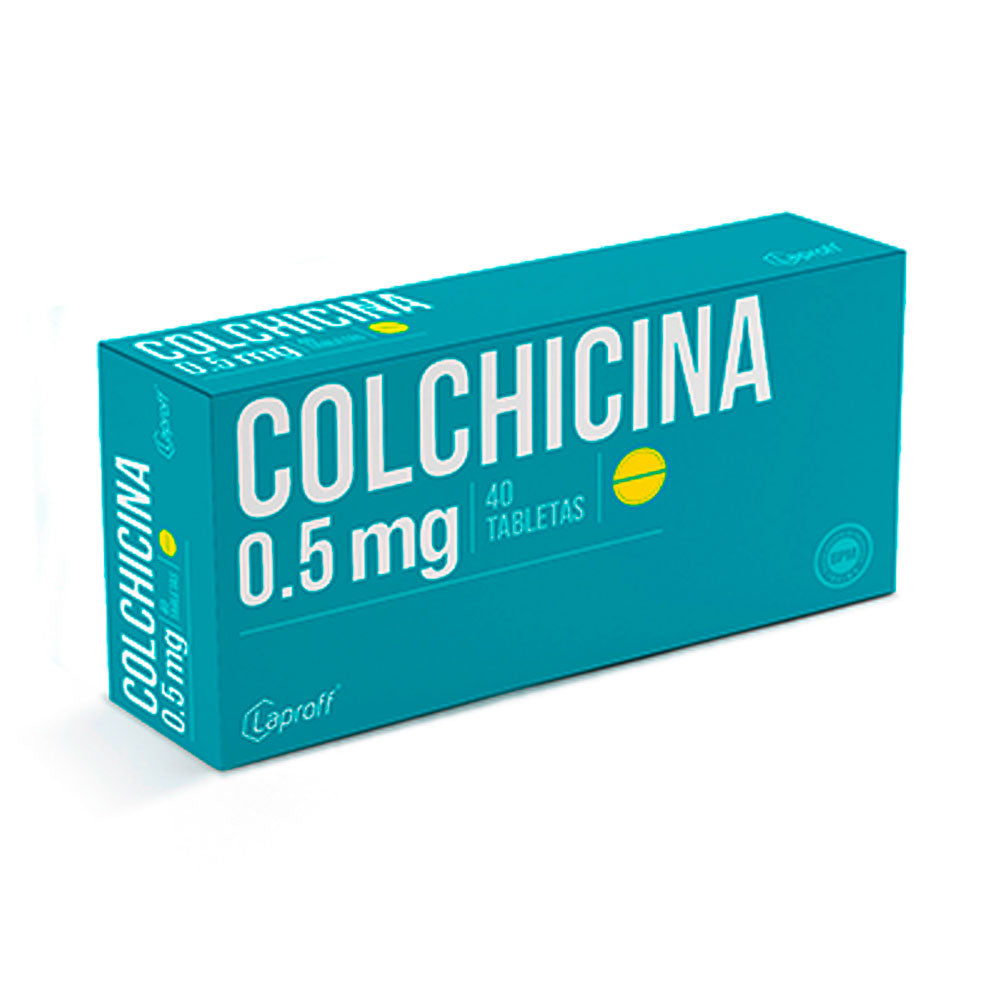 COLCHICINA LAPROFF TABLETAS 0.5 MG CAJA X 40 UNDS