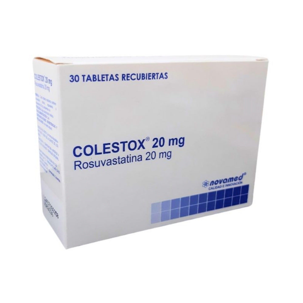 COLESTOX TABLETAS 20 MG CAJA X 30 UNDS