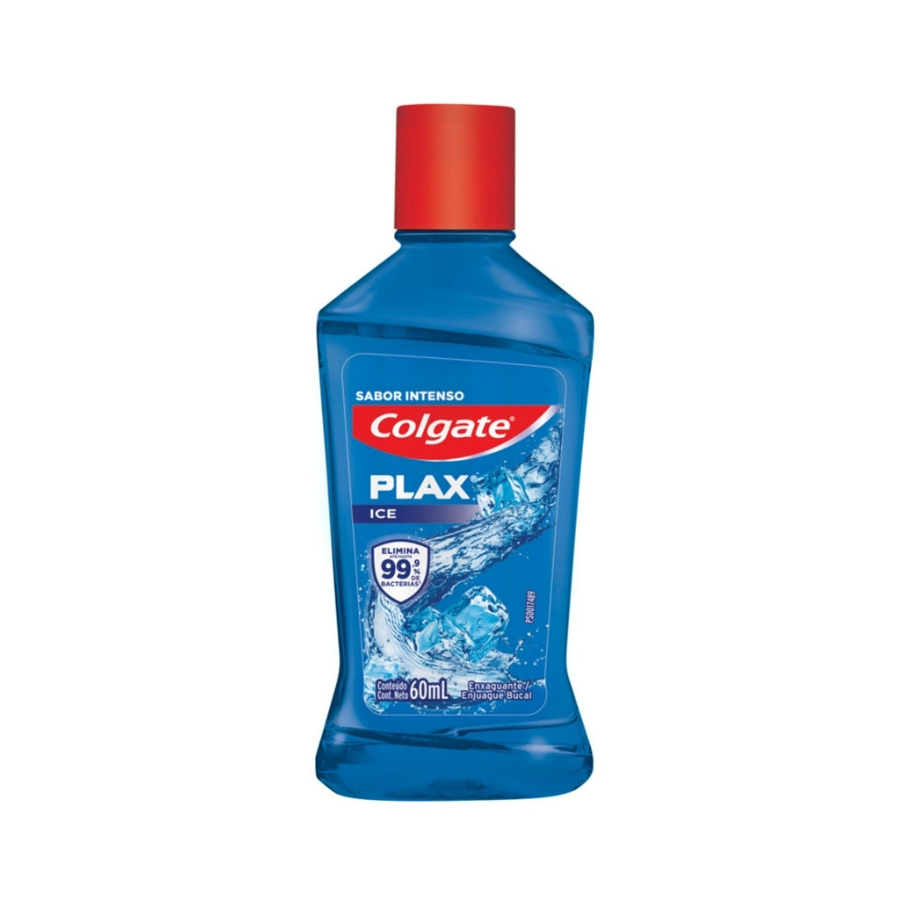 COLGATE PLAX ICE ENJUAGUE BUCAL FRASCO 60 ML