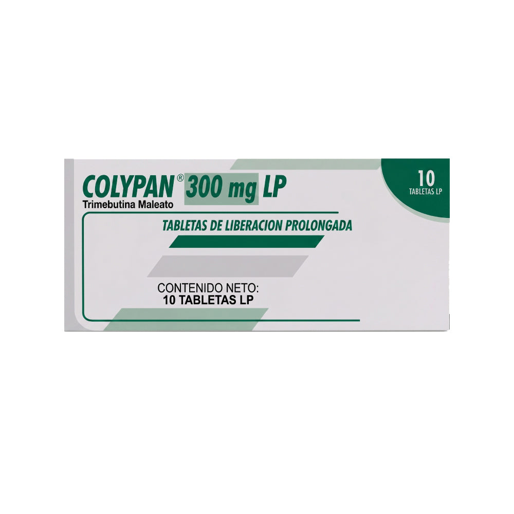 COLYPAN LP TABLETAS 300 MG CAJA X 10 UNDS