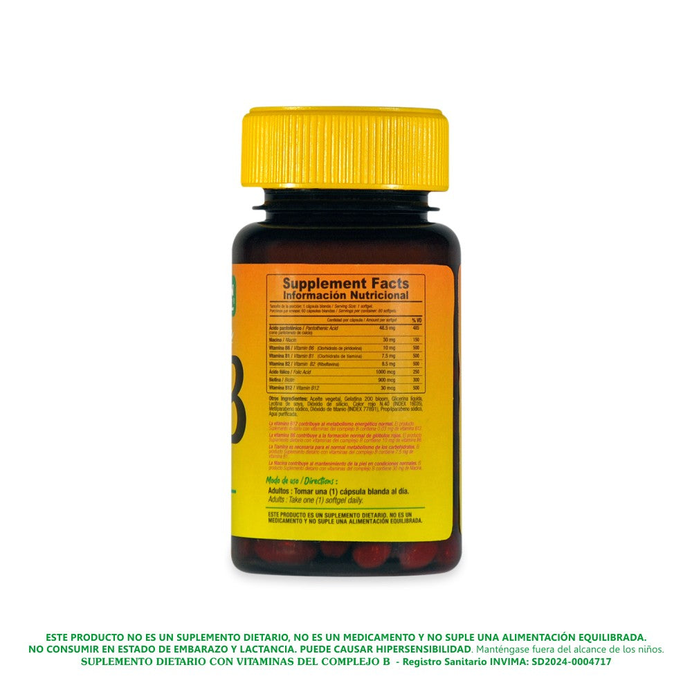 COMPLEJO B GOOD NATURAL SOFT GELS FRASCO X 60 UNDS