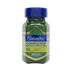 Complejo B+Vit.C+Ca+Zinc Tabletas Frasco X 60 Unds