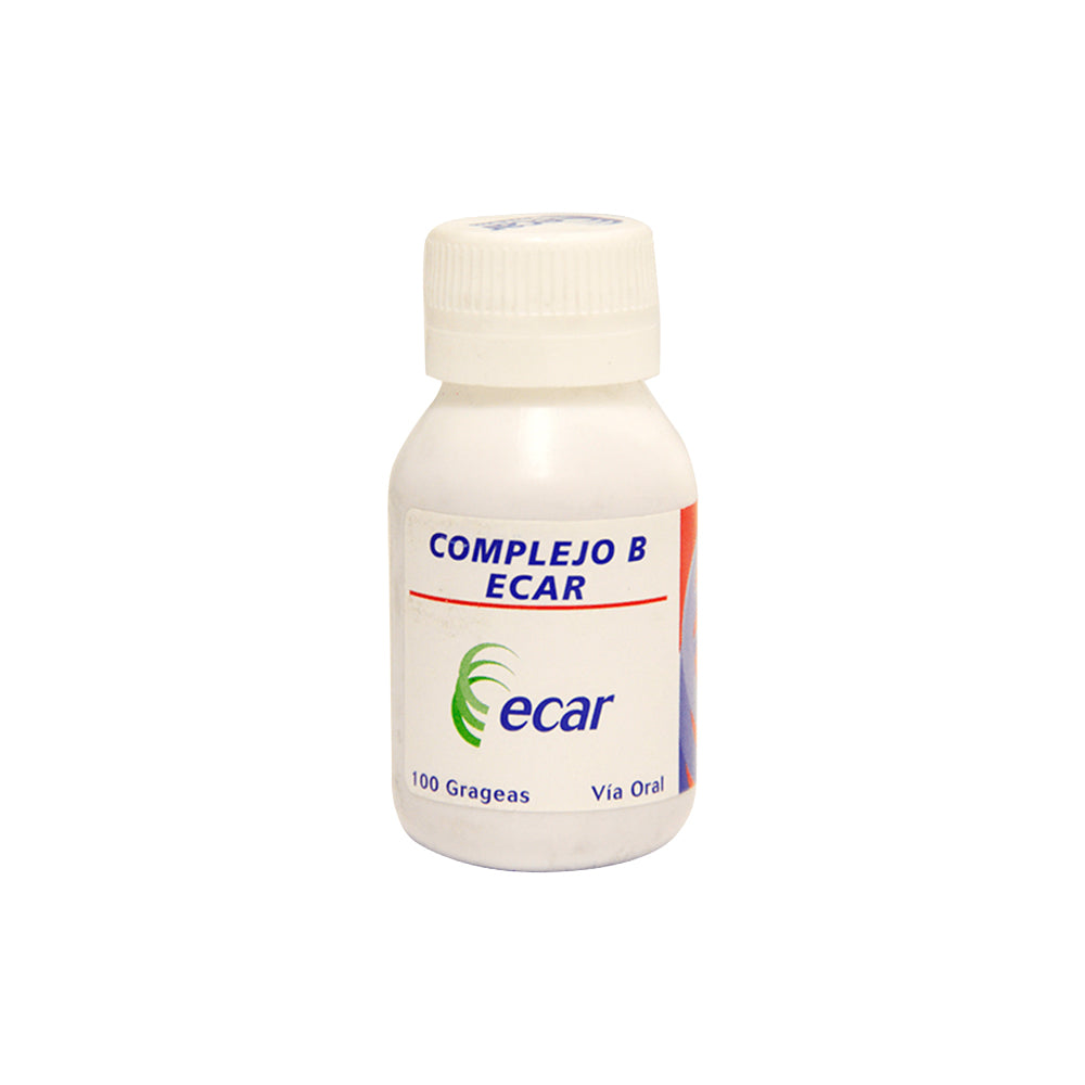 COMPLEJO-B ECAR GRAGEAS FRASCO X 100 UNDS
