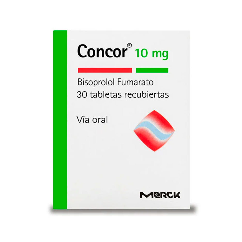 CONCOR (RG) TABLETAS 10 MG CAJA X 30 UNDS