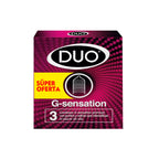 CONDON DUO G-SENSATION PRESERVATIVOS X 3 UNDS