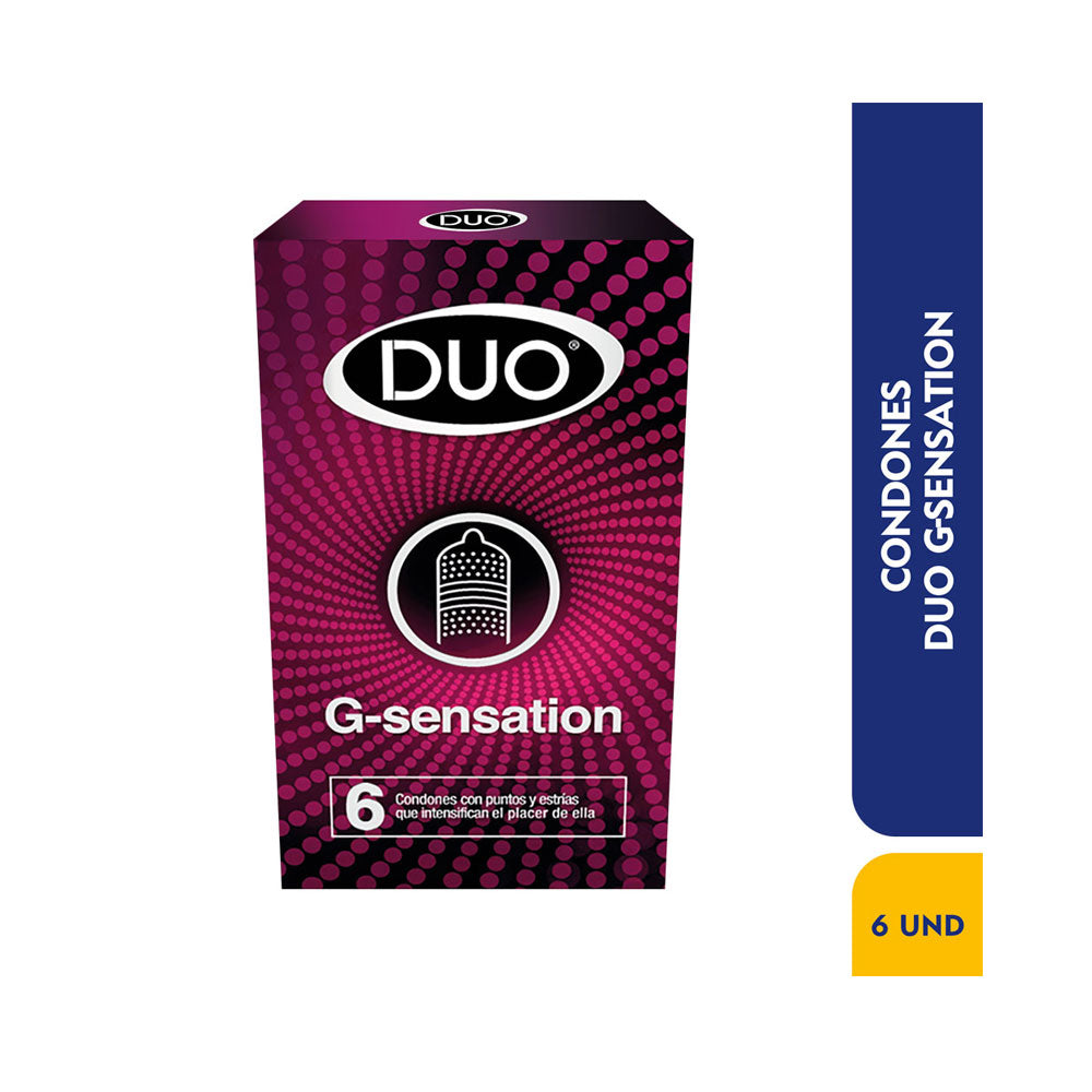 CONDON DUO G-SENSATION PRESERVATIVOS X 6 UNDS