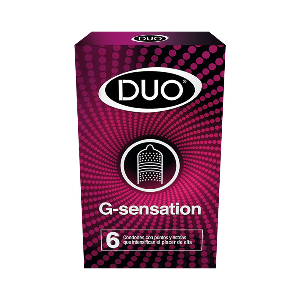 CONDON DUO G-SENSATION PRESERVATIVOS X 6 UNDS