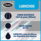 CONDON DUO LUBRICADO AZUL PRESERVATIVOS X 3 UNDS