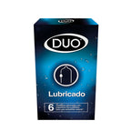 CONDON DUO LUBRICADO PRESERVATIVOS X 6 UNDS