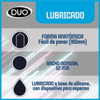 CONDON DUO LUBRICADO PRESERVATIVOS X 6 UNDS