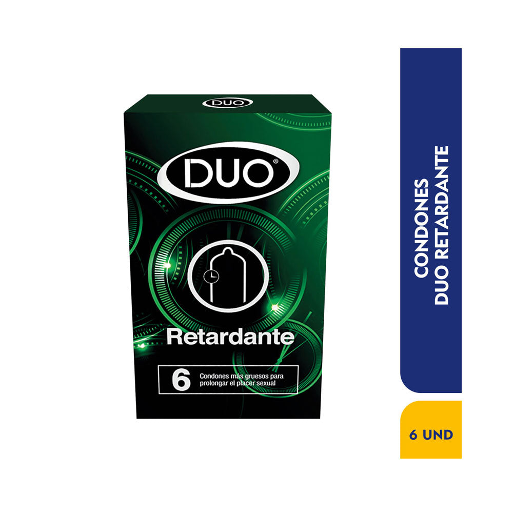 CONDON DUO RETARDANTE PRESERVATIVOS X 6 UNDS