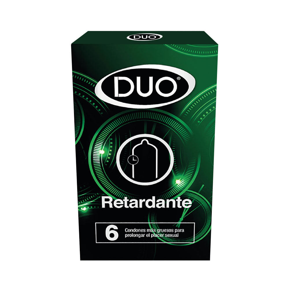 CONDON DUO RETARDANTE PRESERVATIVOS X 6 UNDS
