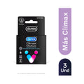 CONDON DUREX CLIMAX MUTUO+++ PRESERVATIVOS X 3 UNDS